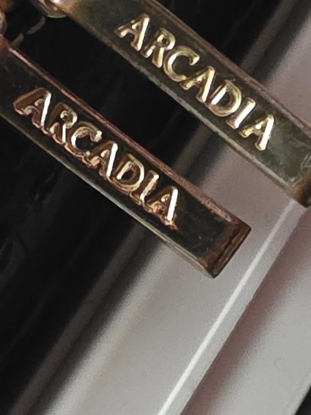 Arcadia Black Patent Satchel
